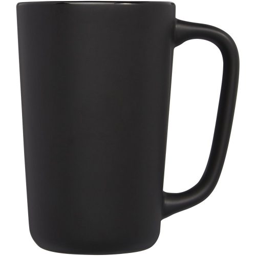 Cana, Everestus, 42FEB230460, 480 ml, 12.5x12.5x13.5 cm, Ceramica, Negru