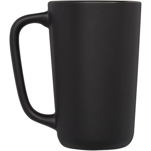Cana, Everestus, 42FEB230460, 480 ml, 12.5x12.5x13.5 cm, Ceramica, Negru