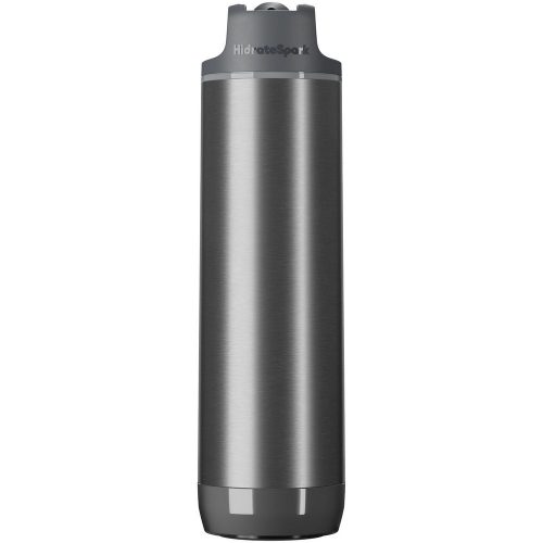 Sticla de apa sport 620 ml, 2401E14708, HidrateSpark, 27.2xØ7.6 cm, Otel, Gri stainless steel