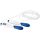 Coarda de sarit 3 metri, Everestus, FR01, plastic, alb, albastru