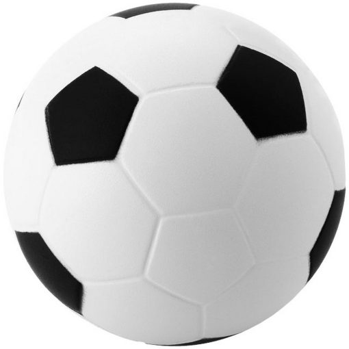 Jucarie antistres Minge de Fotbal, Everestus, ASJ041, poliuretan, negru, alb