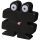 Jucarie antistres Hashtag, Everestus, ASJ059, poliuretan, negru