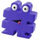 Jucarie antistres Hashtag, Everestus, ASJ065, poliuretan, violet