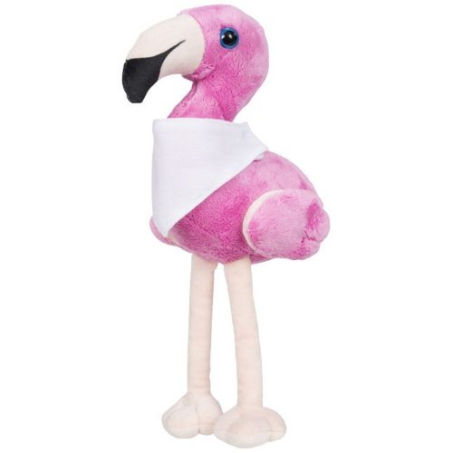 Flamingo de Plus, inaltime 15 cm, Kidonero, Colectia "Micul meu prieten", JPK008, poliester, roz, radiera inclusa