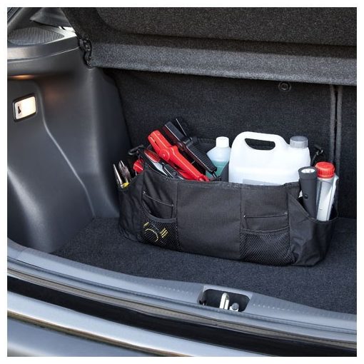 Organizator portabil de portbagaj, Stac by AleXer, GY01, 600D poliester, negru, breloc inclus