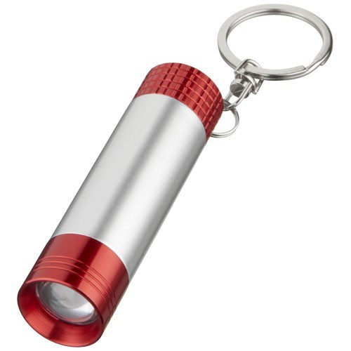 Breloc lanterna, Everestus, KR0091, abs, plastic, aluminiu, rosu