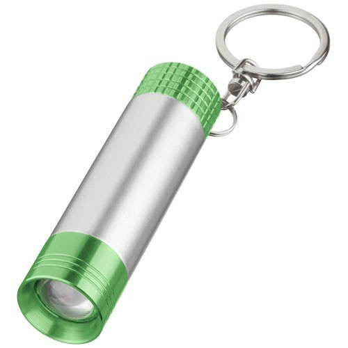 Breloc lanterna, Everestus, KR0090, abs, plastic, aluminiu, verde