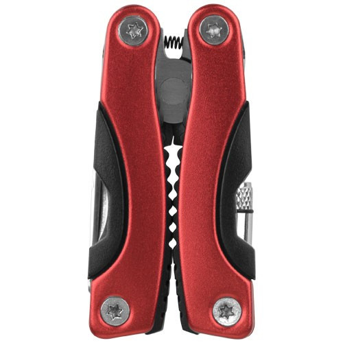 Cleste multifunctional 8 functii cu lumina led, Everestus, 20IAN1017, Rosu, Aluminiu