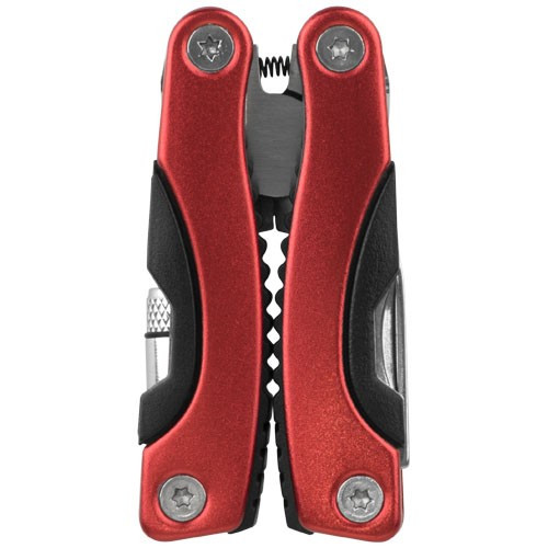 Cleste multifunctional 8 functii cu lumina led, Everestus, 20IAN1017, Rosu, Aluminiu