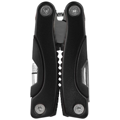 Cleste multifunctional 8 functii cu lumina led, Everestus, 20IAN1019, Negru, Aluminiu