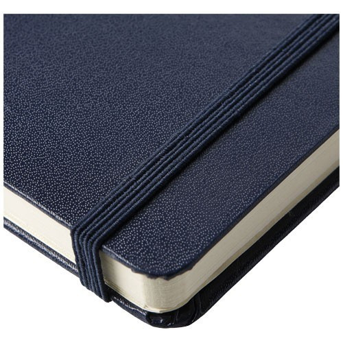 Agenda A5 cu pagini dictando, coperta tare cu elastic, Everestus, CC09, carton, albastru marin