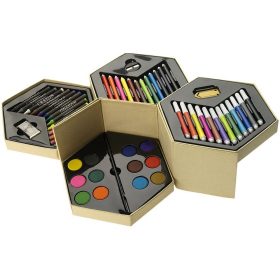   Set pentru colorat 52 piese, Everestus, 20IAN1002, Multicolor, Carton
