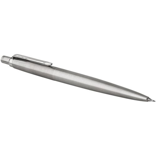 Creion mecanic Parker Jotter, radiera inclusa, otel inoxidabil, otel, breloc inclus din piele ecologica si metal