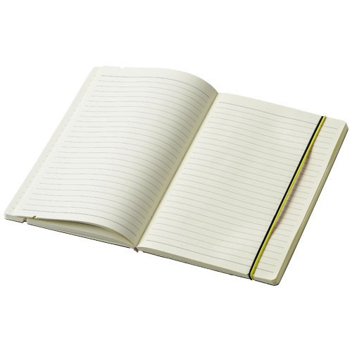 Agenda A5 cu pagini dictando, coperta tare cu elastic, Everestus, CA04, carton, negru, verde