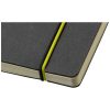 Agenda A5 cu pagini dictando, coperta tare cu elastic, Everestus, CA04, carton, negru, verde