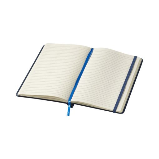 Agenda A5 cu pagini dictando, coperta tare cu elastic, Everestus, PA01, pu, albastru