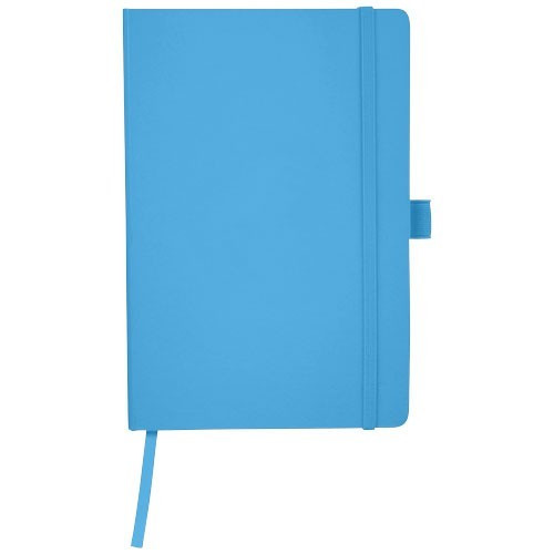 Agenda A5 cu pagini dictando, coperta cu elastic, Everestus, FX01, carton, albastru deschis