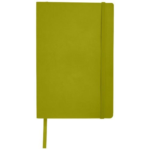 Agenda A5 cu pagini dictando, coperta moale cu elastic, Everestus, CC02, pu, verde