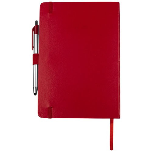 Set agenda A5 si pix stylus, 80 pagini dictando, Everestus, 20IAN1797, Rosu, Hartie