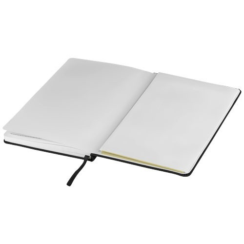 Carnetel A5 cu coperta tare, 80 pagini cu liniatura, Everestus, DM, pu, negru