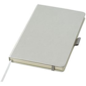   Agenda A5 cu pagini dictando, coperta tare cu elastic, Everestus, VE03, piele ecologica, gri