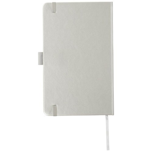 Agenda A5 cu pagini dictando, coperta tare cu elastic, Everestus, VE03, piele ecologica, gri