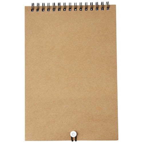 Set 12 creioane colorate cu carnetel inclus, Everestus, 20IAN998, Alb, Hartie