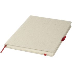  Agenda A5 cu pagini dictando, coperta cu elastic, Everestus, LA03, bumbac, rosu