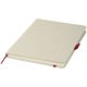 Agenda A5 cu pagini dictando, coperta cu elastic, Everestus, LA03, bumbac, rosu
