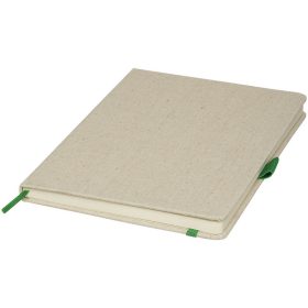   Agenda A5 cu pagini dictando, coperta cu elastic, Everestus, LA02, bumbac, verde