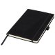 Agenda A5 cu pagini dictando, coperta tare cu elastic, Everestus, SE03, carton, negru