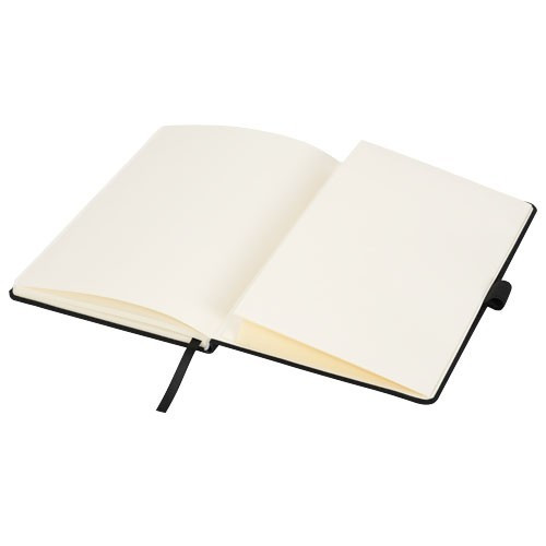 Agenda A5 cu pagini dictando, coperta tare cu elastic, Everestus, SE03, carton, negru