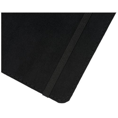 Agenda A5 cu pagini dictando, coperta tare cu elastic, Everestus, SE03, carton, negru