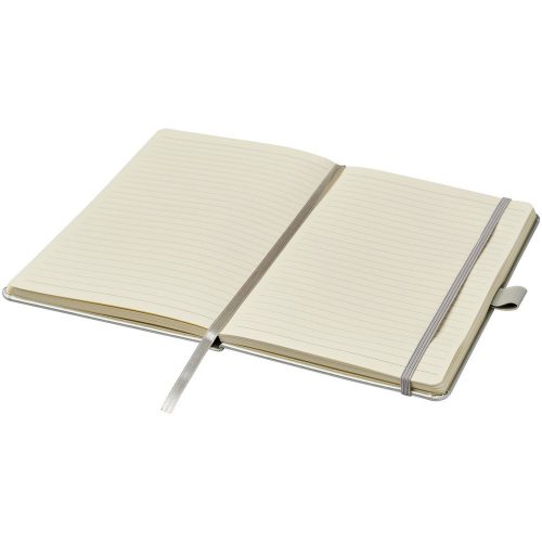 Agenda A5, coperta tare cu elastic, 96 coli, dictando, Everestus, 9IA19287, Hartie, Gri