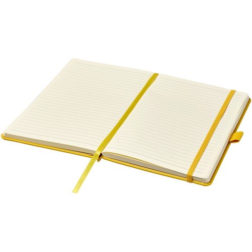 Agenda A5, coperta tare cu elastic, 96 coli, dictando, Everestus, 9IA19289, Hartie, Galben