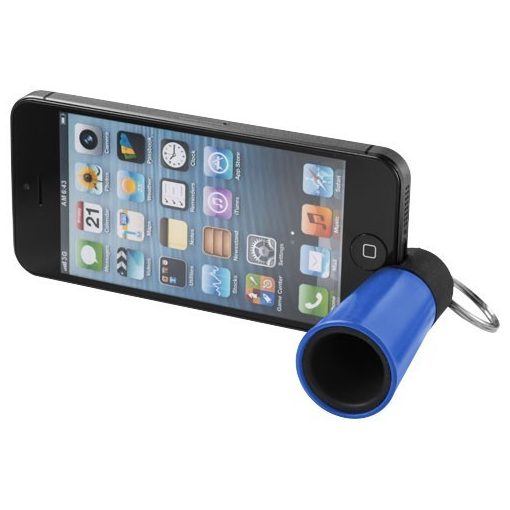 Suport telefon de birou cu amplificator de sunet, Everestus, STT073, abs, plastic, albastru, laveta inclusa