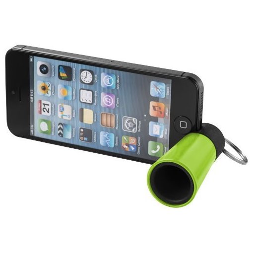 Suport telefon de birou cu amplificator de sunet, Everestus, STT076, abs, plastic, verde, laveta inclusa
