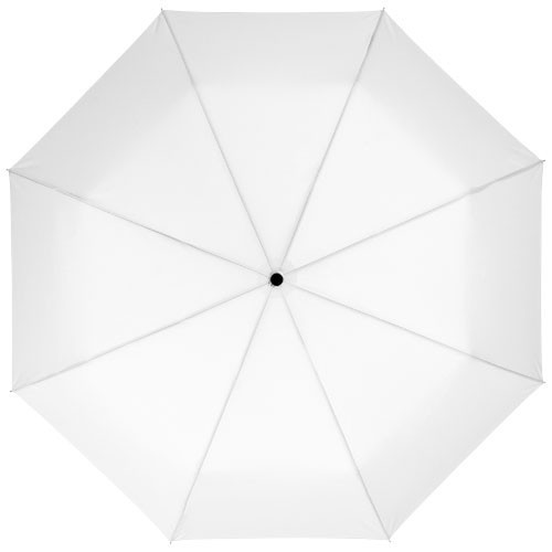 Umbrela 21 inch automatica pliabila, Everestus, WI, pongee poliester, alb