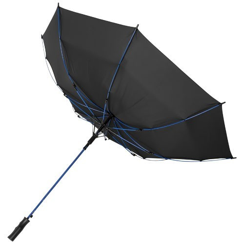 Umbrela 23 inch deschidere automata, rezistenta la vant, Everestus, SK, 190T pongee poliester, negru, albastru