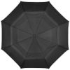 Umbrela 21 inch complet automata, 2 sectiuni, Luxe, SE, pongee poliester, negru
