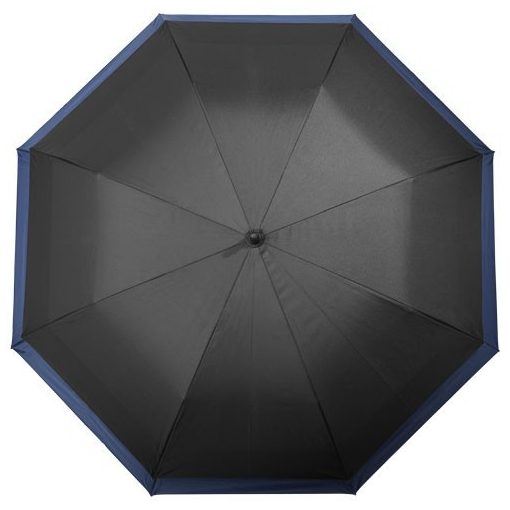 Umbrela extensibila 23 inch-30 inch, automata, Everestus, HI, 190T pongee poliester, negru, albastru