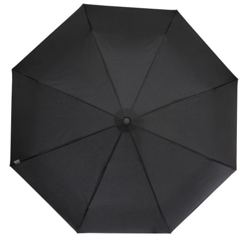 Umbrela pliabila cu deschidere si inchidere automata, Luxe, 21OCT1062, 31.5 x Ø 98 cm, Poliester, Negru, breloc inclus