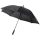 Umbrela cu deschidere automata de 23 inch, rezistenta la vant, Everestus, 9IA19025, Poliester, Negru, saculet inclus
