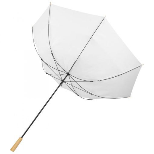 Umbrela rezistenta la vant, Everestus, 21OCT1067, 97 x Ø 130 cm, Poliester, Alb, saculet inclus