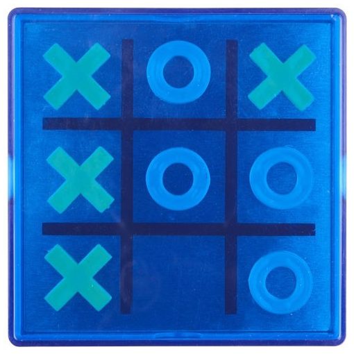 Joc magnetic X si 0, Everestus, JJE07, polipropilena plastic, albastru transparent