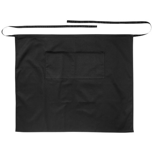 Sort de barman cu 3 buzunare, Everestus, 20IAN1280, Negru, Poliester, Bumbac