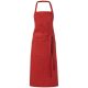 Sort de bucatarie cu 2 buzunare, Everestus, VA13, poliester, bumbac, rosu