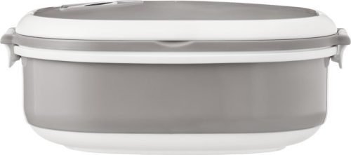 Caserola pranz, 750 ml, Everestus, SAN02, plastic, cauciuc, gri, alb