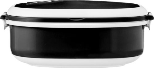 Caserola pranz, 750 ml, Everestus, SAN01, plastic, cauciuc, negru, alb