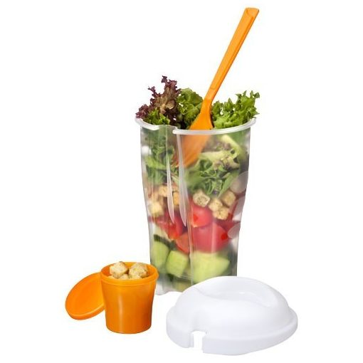 Caserola salata, Everestus, CAE44, plastic, portocaliu, transparent